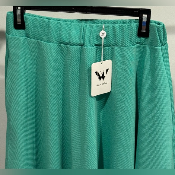White Mark Turquoise Midi Skirt Size M New With Tags - Picture 3 of 16